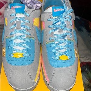 Nike Union Sneakers - Blue, Gray, Yellow